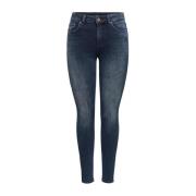 Blauwe Skinny Enkel Jeans Trendy Design Only , Blue , Dames