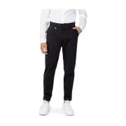 Zwarte Katoenen Chino Broek Antony Morato , Black , Heren