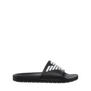 Zwarte Slides Model 3Z1M51 Emporio Armani , Black , Heren