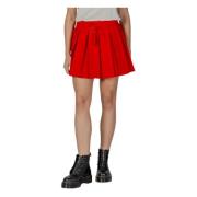 Rode mix rok voor lente/zomer Only , Red , Dames