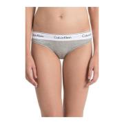 Grijze Katoenmix Modale Hipsterondergoed Calvin Klein , Gray , Dames