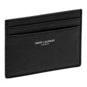 Creditcardhouders & Portemonnees Saint Laurent , Black , Heren