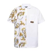 Katoenen poloshirt met korte mouwen Versace Jeans Couture , White , He...