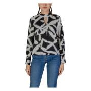 Oranje V-hals Blouse Lange Mouw Jacqueline de Yong , Multicolor , Dame...