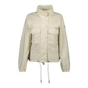 Beige Hooded Vest Lente-Zomer 2025 Moncler , Beige , Dames