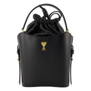 Paris Bucket Bag Lente-Zomer 2025 Ami Paris , Black , Dames