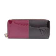 Pre-owned Leather wallets Louis Vuitton Vintage , Red , Dames