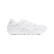 Witte Sneakers Modern Ontwerp Ronde Neus Bottega Veneta , White , Dame...