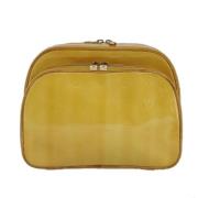 Pre-owned Leather backpacks Louis Vuitton Vintage , Yellow , Dames