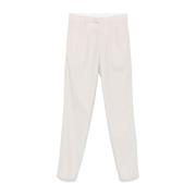 Beige Geplooide Broek met Zakken Brunello Cucinelli , Beige , Heren