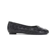 Zwarte Ballerina's Aw24 Bottega Veneta , Black , Dames