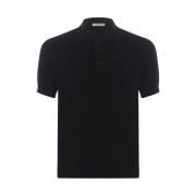 Klassieke Zwarte Polo Shirt Paolo Pecora , Black , Heren