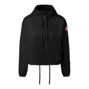 Zwarte Windjack Kort Model Canada Goose , Black , Dames