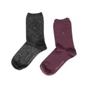 Glitter Dot Crew Socks Tommy Hilfiger , Multicolor , Dames