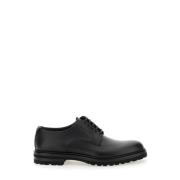 Zwarte Derby Veterschoenen Dolce & Gabbana , Black , Heren