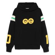 Zwarte Hoodie voor een stijlvolle uitstraling Barrow , Black , Heren