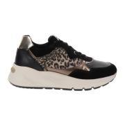 Leren Sneakers voor Vrouwen Nerogiardini , Multicolor , Dames