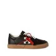 Zwarte Veterschoenen met Pijlpatroon Off White , Black , Heren