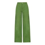 Casual Denim Broek Alessia Santi , Green , Dames