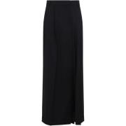 Zwarte Rok met Zijrits Moschino , Black , Dames