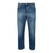 Koons Knoopsluiting Jeans Dondup , Blue , Dames