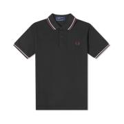 Original Twin Tipped Polo Fred Perry , Black , Heren