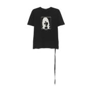 Zwart Grafisch Print Korte Mouw T-shirt Ann Demeulemeester , Black , H...