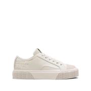 Witte Leren Veterschoenen Marc Jacobs , White , Dames