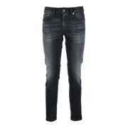 Biologisch katoen Monroe Jeans Dondup , Black , Dames