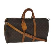 Pre-owned Canvas travel-bags Louis Vuitton Vintage , Brown , Dames