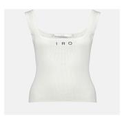 Geribbelde Tanktop Sorena IRO , White , Dames