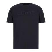 Heren Alphy Katoenen T-shirt Guess , Blue , Heren