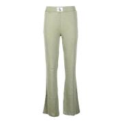 Geribbelde jumpsuit in katoen elastaan Calvin Klein Jeans , Green , Da...