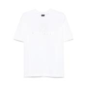 Witte Haaienprint Crew Neck T-shirt Paul & Shark , White , Heren