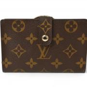 Pre-owned Canvas wallets Louis Vuitton Vintage , Brown , Dames