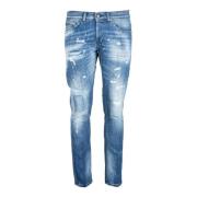 George Jeans - Knoopsluiting Dondup , Blue , Heren