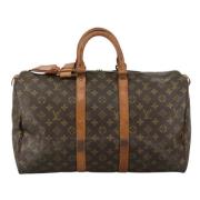 Pre-owned Canvas travel-bags Louis Vuitton Vintage , Brown , Dames