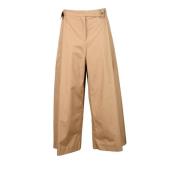 Katoenen Broek Max Mara , Brown , Dames