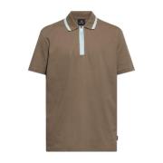 Katoenen polo PS By Paul Smith , Brown , Heren