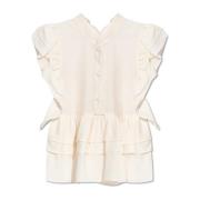 Peplum top Fulton Munthe , Beige , Dames