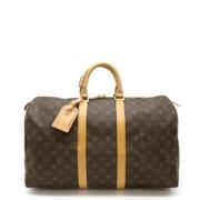 Pre-owned Canvas louis-vuitton-bags Louis Vuitton Vintage , Brown , Da...