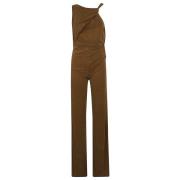 Draped Jumpsuit Andamane , Green , Dames