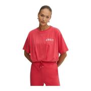 Stijlvolle T-shirts en Polos Pinko , Red , Dames