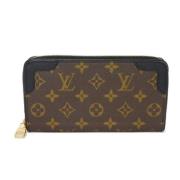 Pre-owned Canvas wallets Louis Vuitton Vintage , Brown , Dames