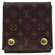 Pre-owned Canvas wallets Louis Vuitton Vintage , Brown , Dames