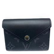 Pre-owned Canvas wallets Louis Vuitton Vintage , Black , Dames