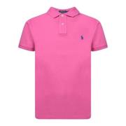 Slim Fit Piquet Polo Shirt Polo Ralph Lauren , Pink , Heren