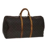 Pre-owned Canvas travel-bags Louis Vuitton Vintage , Brown , Dames