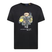 Crew Neck Polo Bear T-shirt Polo Ralph Lauren , Black , Heren