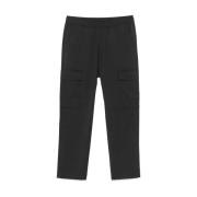 Antracietgrijze Cargo Broek Elastische Taille Barena Venezia , Gray , ...